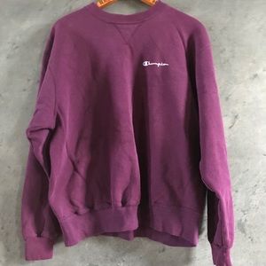 Plum Champion sweatshirt